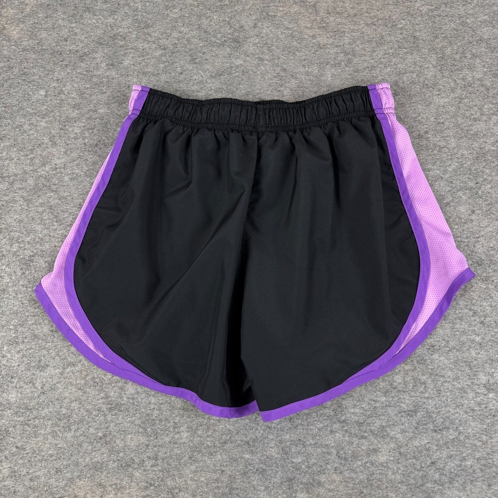 Nike Dri Fit Tempo Running Shorts 3" Lined Black Purple Womens Small S - Picture 8 of 14
